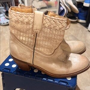 Bed Stu Tan Ankle Boots